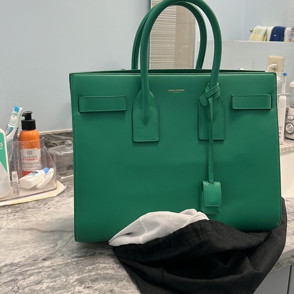 Green Saint Laurent sac de jour - Picture 11 of 11
